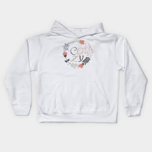 Cozy Country House Design White Kids Hoodie